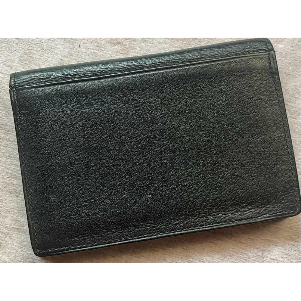 ✨Thistle vintage✨ 花旗併購前華僑銀行絕版✨真皮✨信用卡夾 名片夾 名片夾 車票夾 皮夾✨新古品-細節圖3