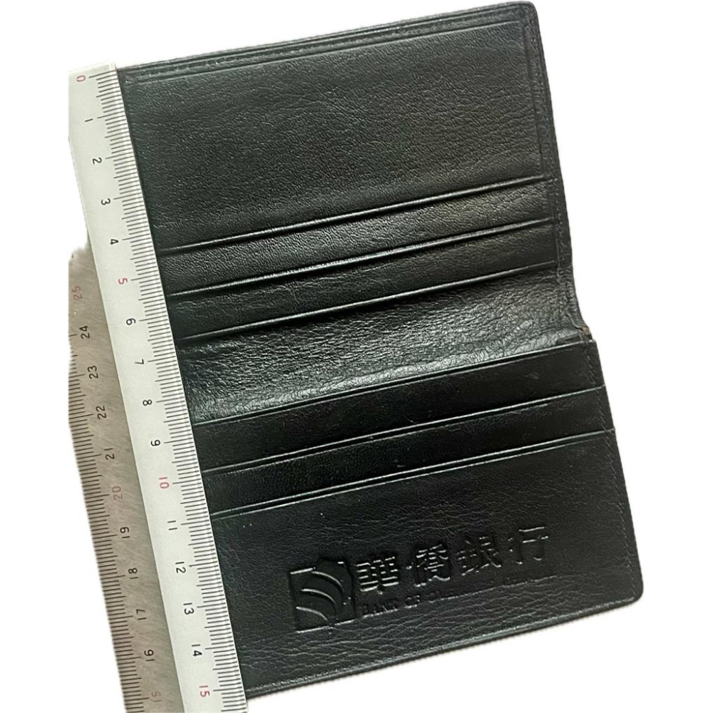 ✨Thistle vintage✨ 花旗併購前華僑銀行絕版✨真皮✨信用卡夾 名片夾 名片夾 車票夾 皮夾✨新古品-細節圖5