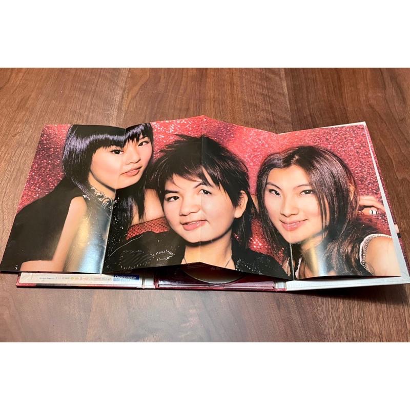 2003年8月✨台版首版S.H.E Super Star 精裝初版 CD+VCD + 寬幅海報✨因盒內輕微霉斑特價優惠-細節圖3