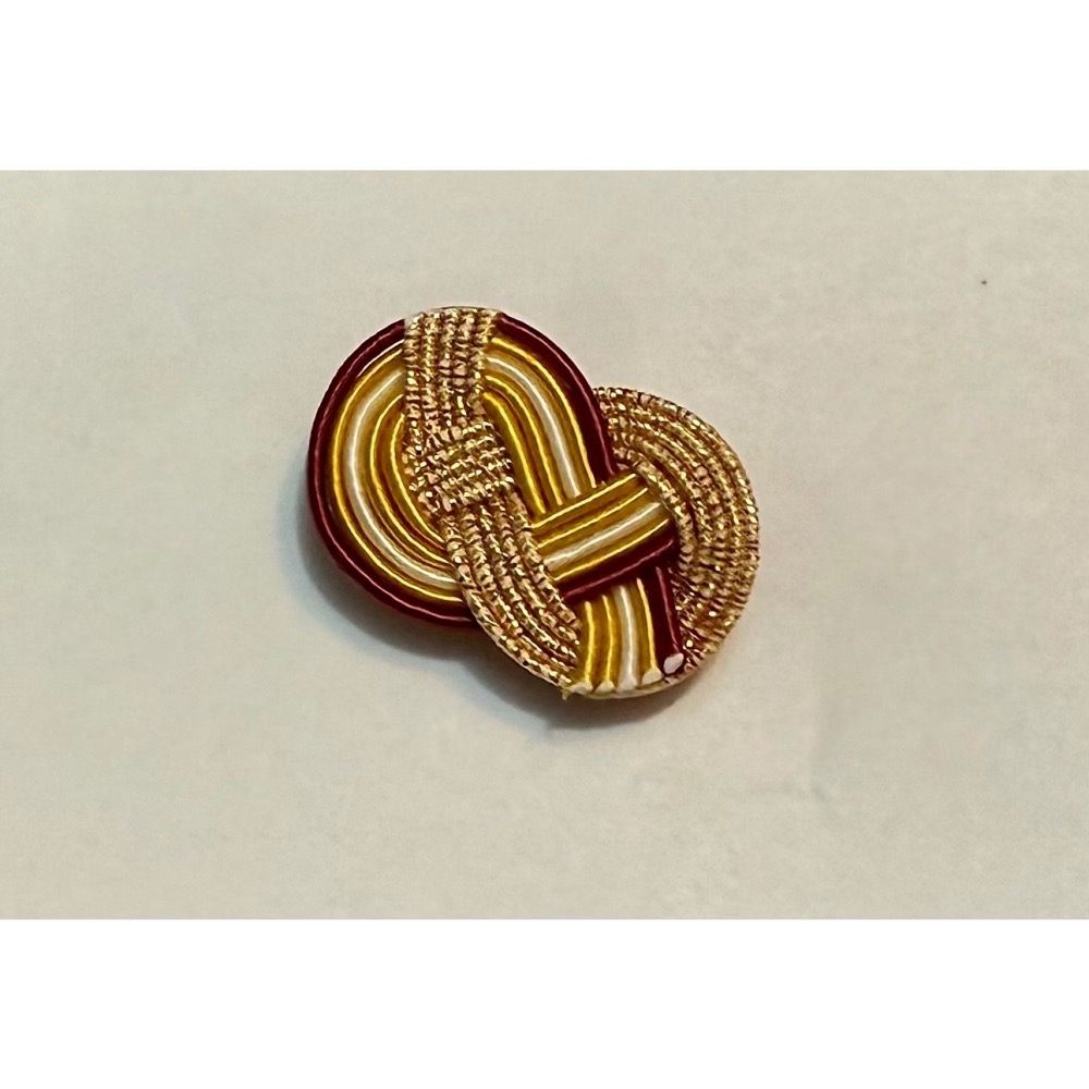 ✨Thistle Vintage✨金銀雙色蝴蝶別針✨金銀各一✨ ✨金澤工藝美學✨日式金箔紋樣胸針 - 典雅東方風情-細節圖5