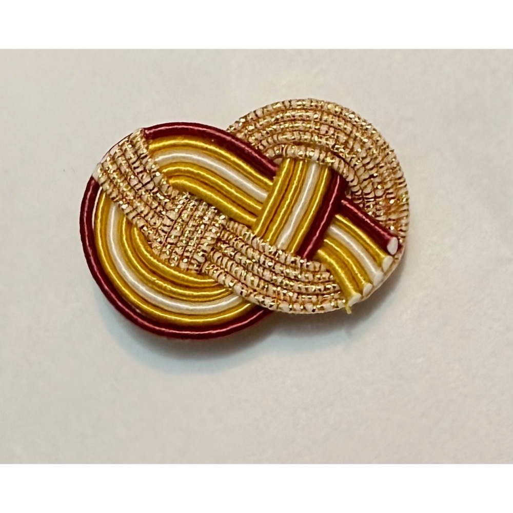 ✨Thistle Vintage✨金銀雙色蝴蝶別針✨金銀各一✨ ✨金澤工藝美學✨日式金箔紋樣胸針 - 典雅東方風情-細節圖6