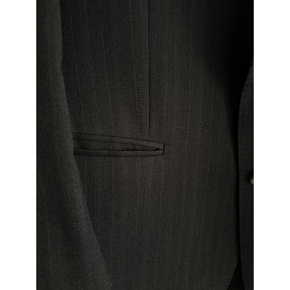 義大利製✨Profilo 頂級純羊毛西裝外套+長褲✨Pure New Wool 國際純新處女羊毛認證✨經典紳士古著 奢華-細節圖7