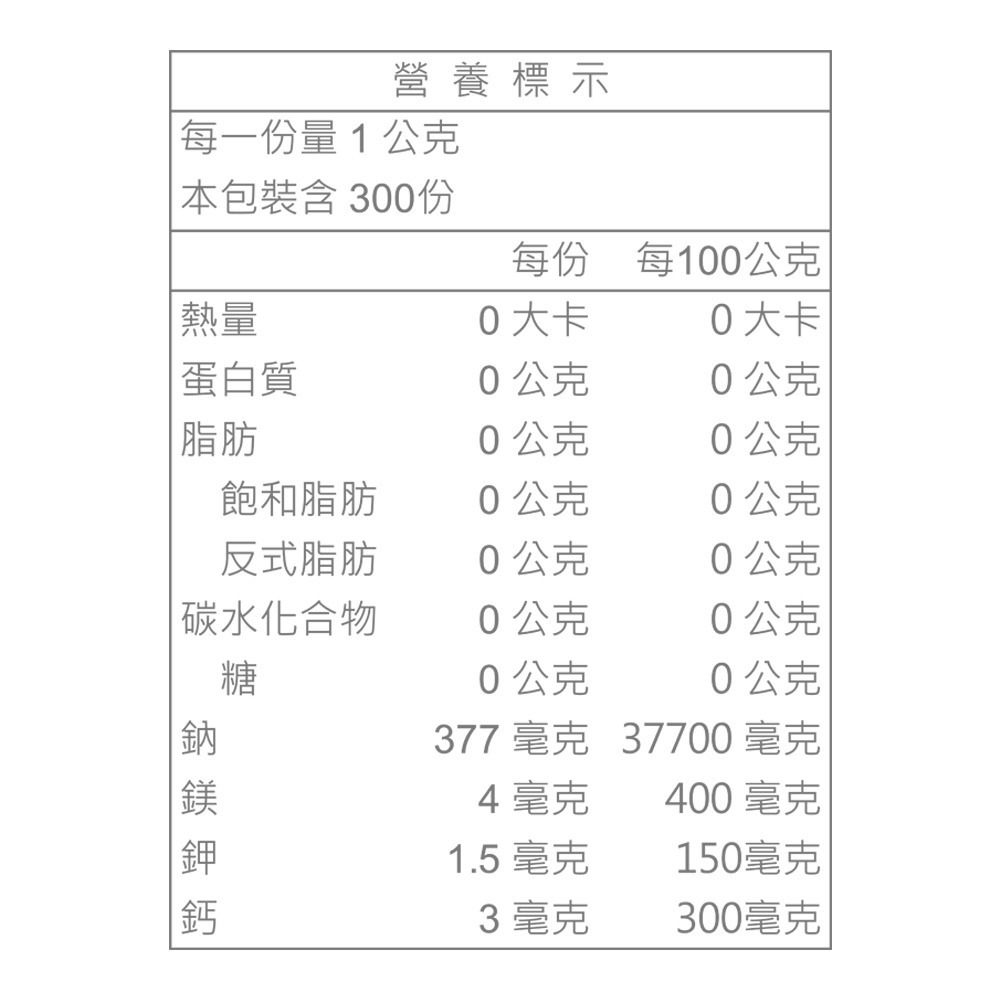 【台肥集團 台海生技】深滋味海塩 300g/袋x12袋(箱)，有效期限：2028/9/11 (原廠直營)-細節圖2