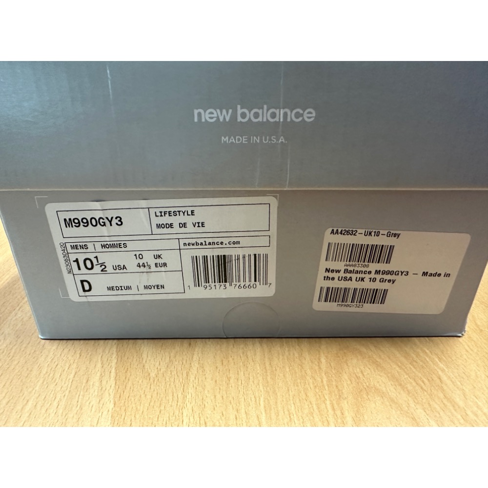 New balance 990v3元祖灰-細節圖7