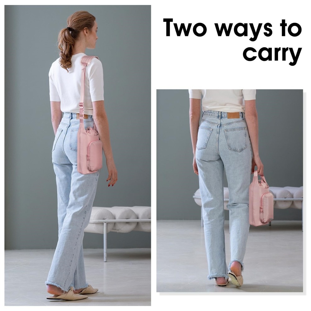 跨境熱銷牛津布戶外運動水壺套保溫杯套手提背帶式便攜式溫壺保護套-細節圖8