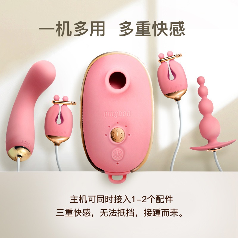 輕喃女用自慰器套裝情趣跳蛋SM乳夾肛塞震動棒陰蒂吸吮成人性用品-細節圖2