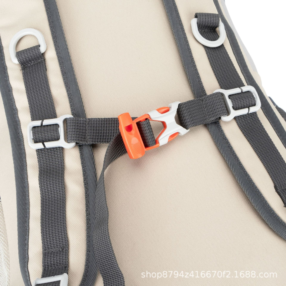 (35L / 無防雨罩) 背包男多功能大容量旅行包女防水戶外登山包運動雙肩包輕便折疊包-細節圖5