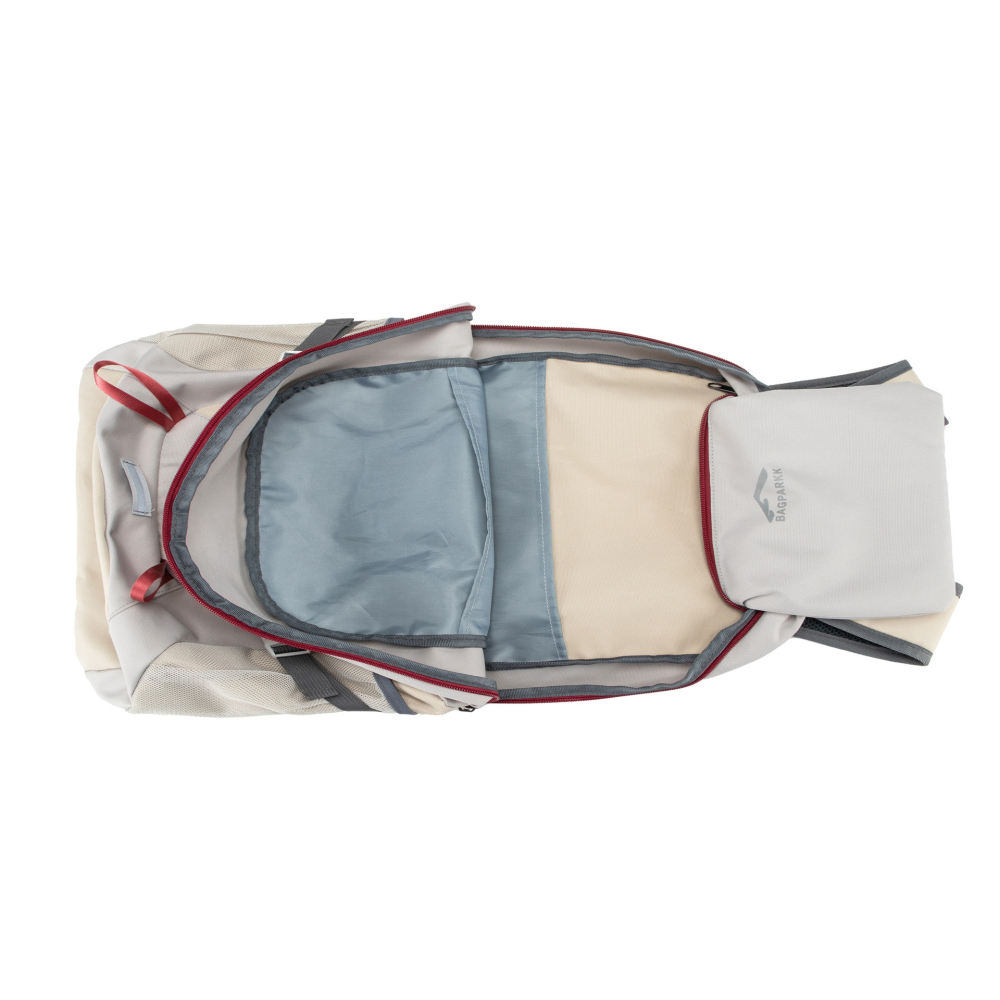 (35L / 無防雨罩) 背包男多功能大容量旅行包女防水戶外登山包運動雙肩包輕便折疊包-細節圖7