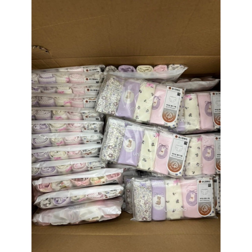 預購 韓國制 5件組男女寶 三角四角小褲褲-規格圖2