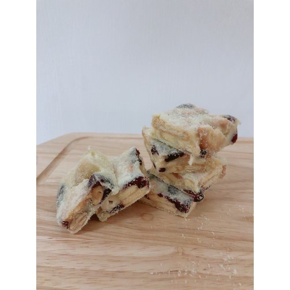 【年節禮盒】袋裝250g 雪Q餅 雪花餅 草莓雪Q餅 雪花酥 蔓越莓雪Q餅 袋裝區-細節圖6