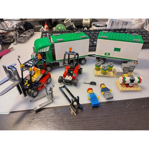 LEGO 中古 7733 原始堆高機缺彈簧