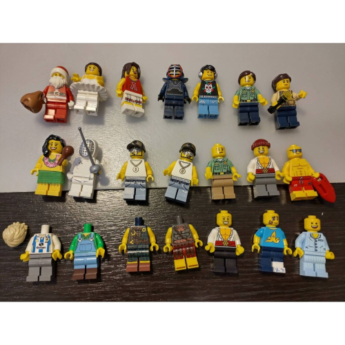 LEGO 中古 各代人偶包混組（4） 現狀出售 附人偶包底板