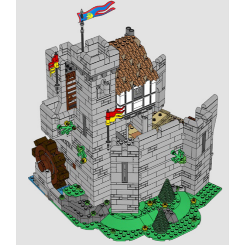 LEGO 10305 全新未組裝場景 只有城堡