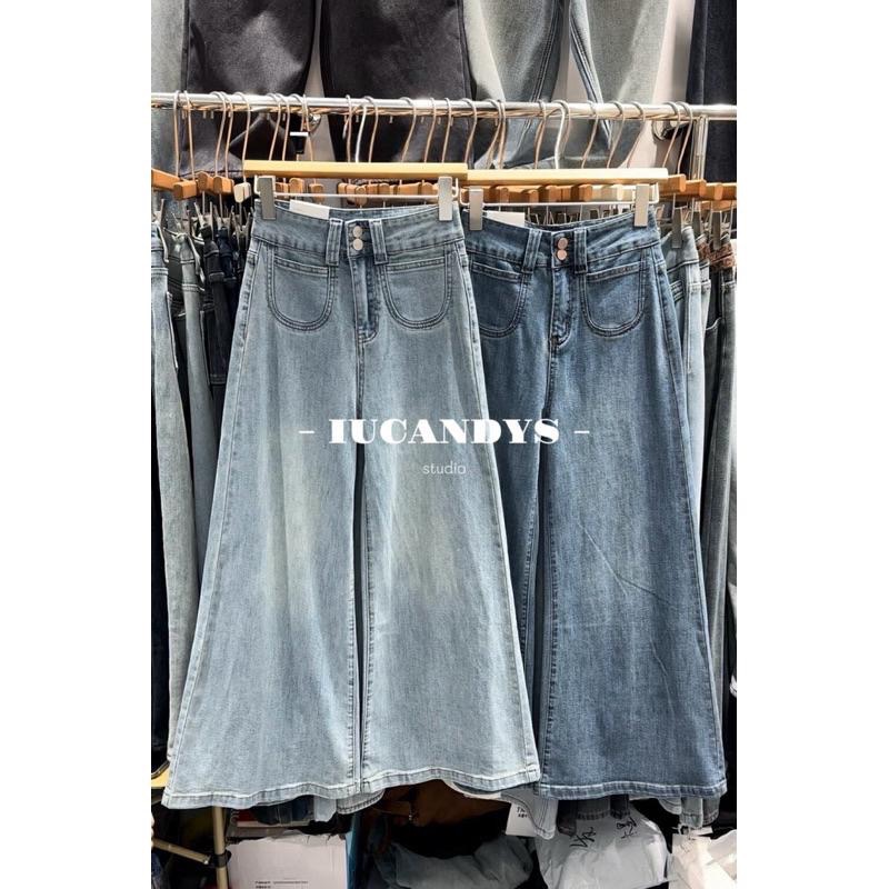 顯瘦神器！高腰牛仔褲寬直筒褲｜時尚長腿女神款 售完不補女生牛仔褲-細節圖5