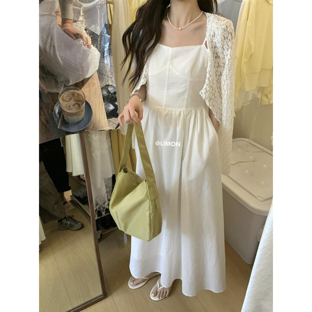 819 the limon檸檬綠茶2025夏季設計感韓係蕾絲鏤空V領針織防曬開衫女-細節圖4