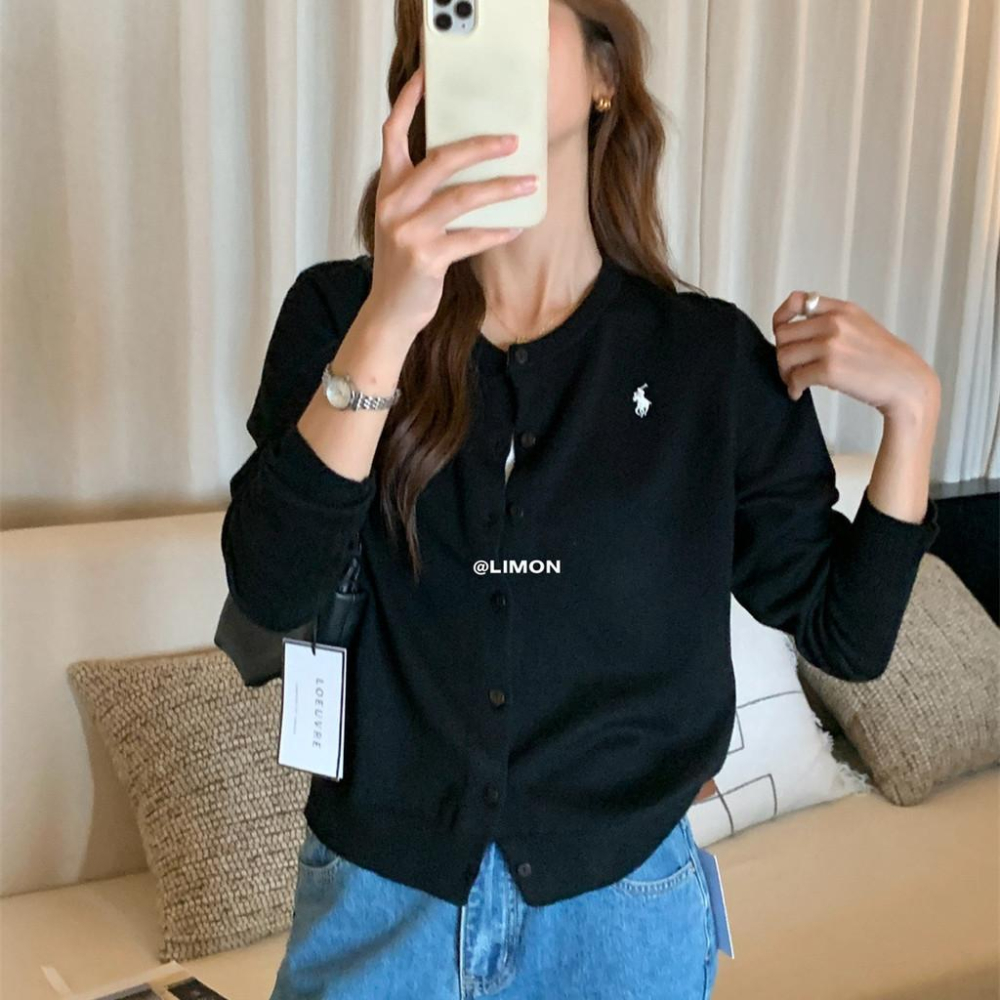 819 THE LIMON檸檬綠茶2025鞦季假兩件針織衫打底衫軟糯毛衣開衫上衣-細節圖4