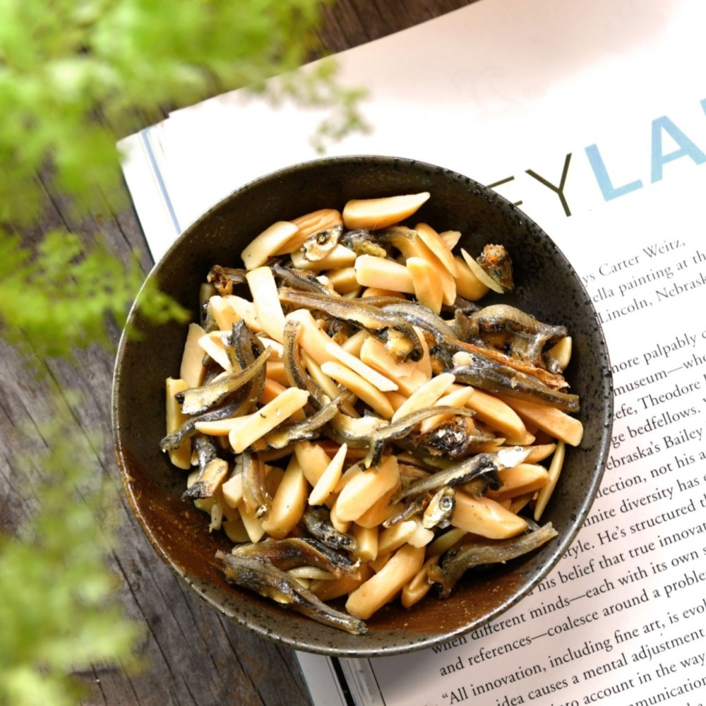 高宏顆顆香｜杏福丁香(杏仁小魚乾) 140g/包-細節圖2