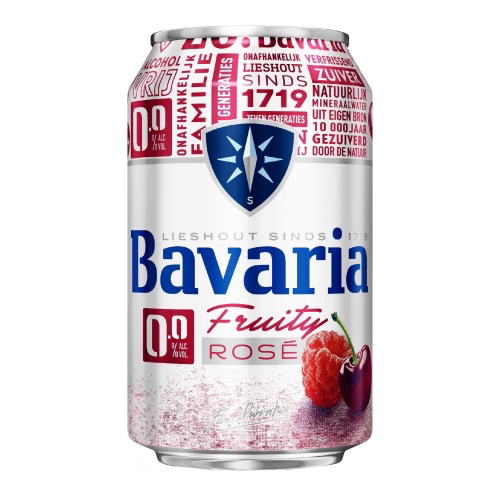 【萊素客棧】Bavaria 巴伐亞 粉紅莓果 Rose 零酒精飲料 荷蘭最受歡迎 全素 素食