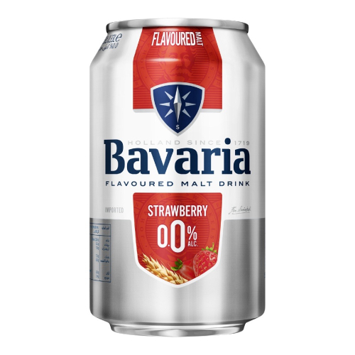 【萊素客棧】Bavaria 巴伐亞 草莓風味甜心蘇打 零酒精飲料 荷蘭最受歡迎 全素 素食