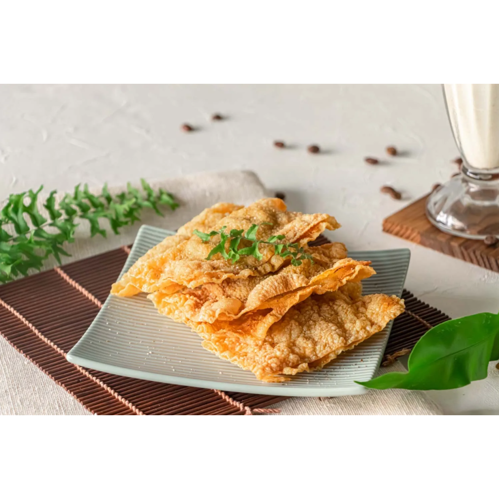 【萊素客棧】熱浪島 大瑪炸魚餅 12片 全素 零嘴的最佳選擇 酥脆好吃 素食-細節圖2