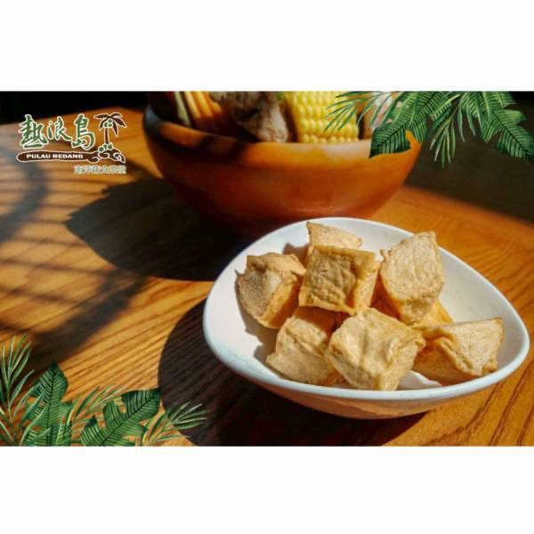 【萊素客棧】熱浪島 魚豆腐 全素 味道香而濃郁 素食-細節圖3