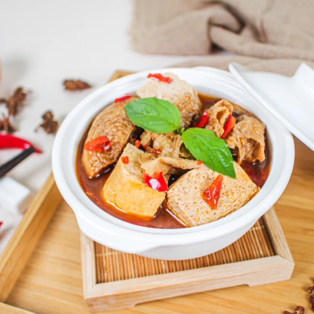 【萊素客棧】得來素 麻辣臭豆腐 冷凍 全素 素食-細節圖2