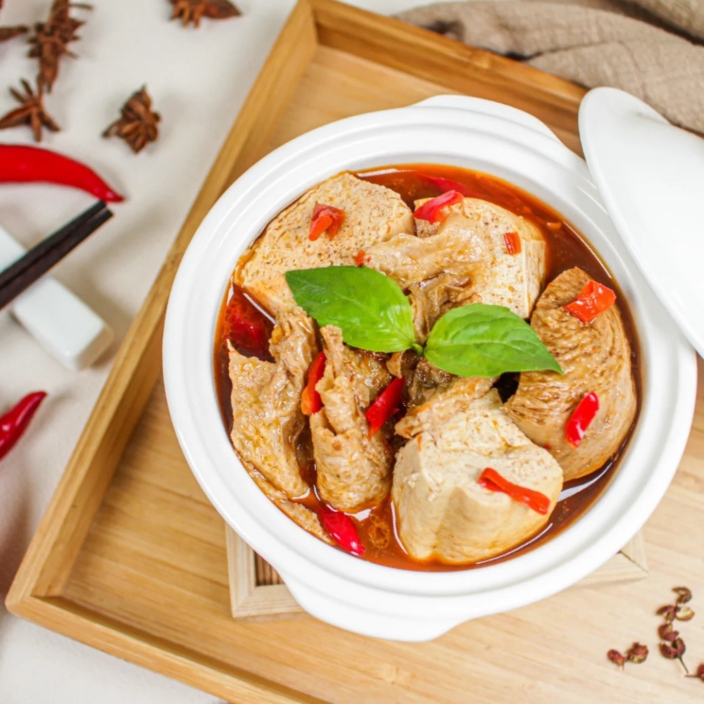 【萊素客棧】得來素 麻辣臭豆腐 冷凍 全素 素食-細節圖3