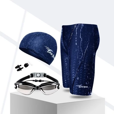 臺灣現貨24H出貨🚚專業游泳套組 男生泳褲+泳帽+蛙鏡👉游泳褲 溫泉泳裝 大碼泳褲 男泳褲 男士遊泳褲 泳鏡+泳褲-規格圖9