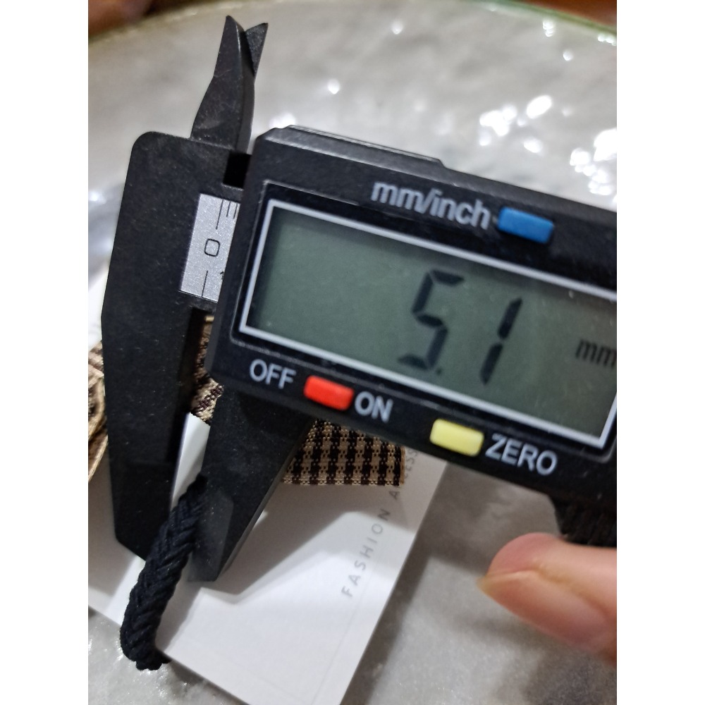 英倫文青細格髮圈2組入-細節圖4