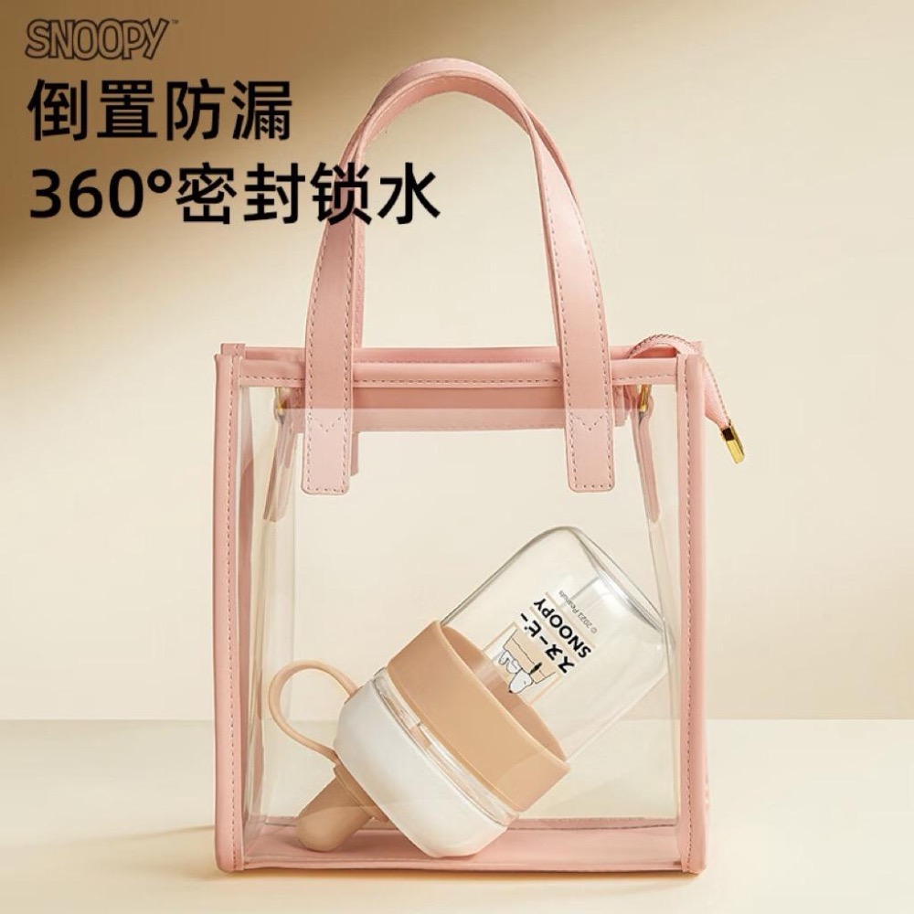🔥現貨秒出 全新 SNOOPY 正版授權(有盒雷標） 550ml TRITAN 史努比吸管飲水杯-細節圖5