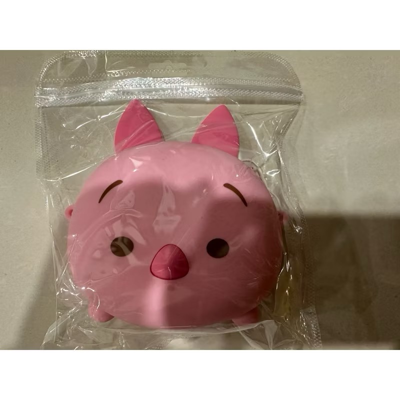 我最便宜! 迪士尼正版授權(有袋吊牌雷標) Q UNCLE 松松系列矽膠斜跨包附背帶 草莓熊/熊抱哥/小豬/蒂蒂/維尼-規格圖7