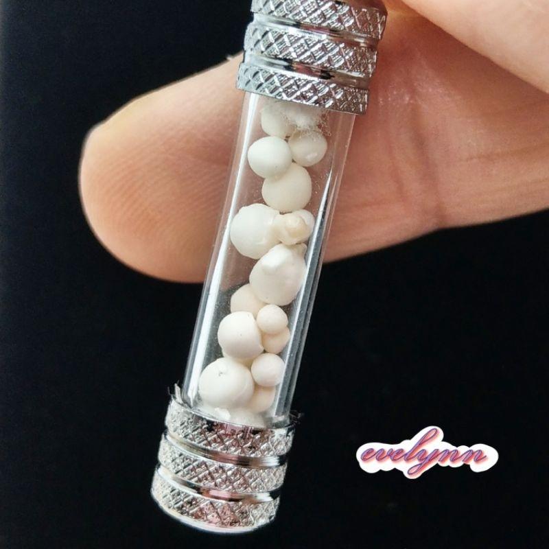 泰國龍宮舍利 白金剛舍利 跳出舍利 嘎嗚瓶吊墜（有帶剝殼） 項鍊 嘎烏瓶 嘎屋 附鋼鍊-細節圖4