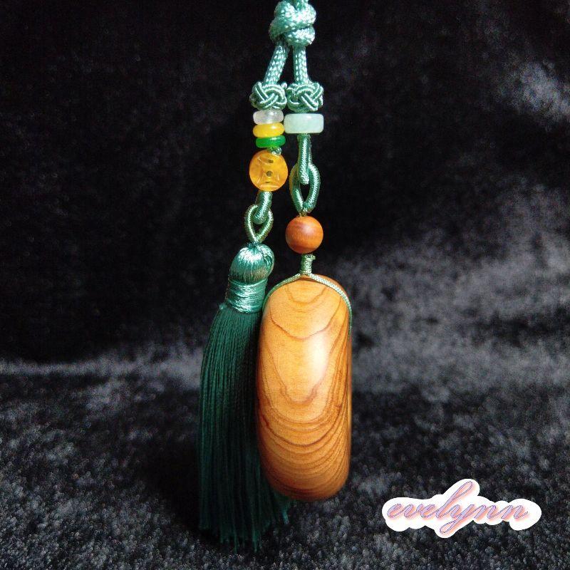 崖柏木雕 崖柏平安扣吊飾 吊件 手把件 淨化空氣 呼吸順暢 聞香降低血壓 醒腦安神 調整氣血 消毒殺菌-細節圖3