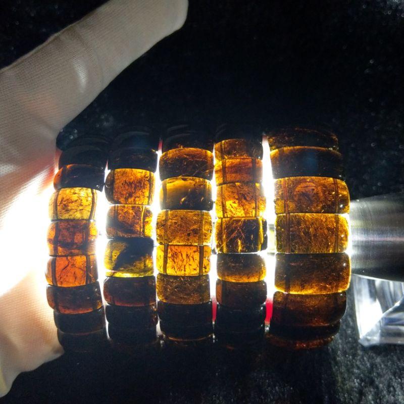 暗碧璽手排 黑美人碧璽 黃碧璽 部份些許帶綠碧璽 老礦料-細節圖5