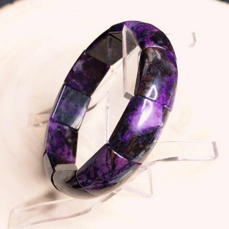 南非舒俱徠石手排 舒俱來舒俱萊 手鐲型手排 抗癌 部份帶玉化（2）-細節圖2