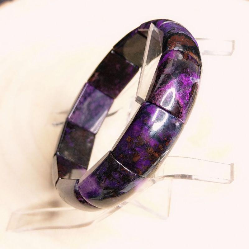 南非舒俱徠石手排 舒俱來舒俱萊 手鐲型手排 抗癌 部份帶玉化（2）-細節圖7