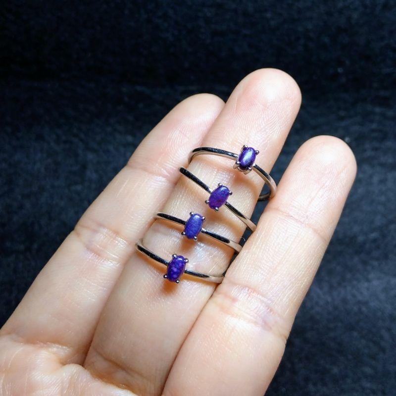 舒俱來戒指 舒俱徠 舒俱萊 皇家紫 櫻花粉紫 s925活尾-細節圖3