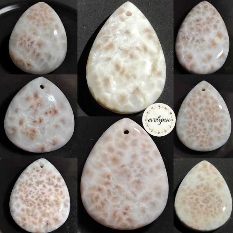 粉紅拉利瑪 粉紅海紋石 鈉沸石 桿沸石 吊墜 帶玉化 放射狀閃絲 絲絨感-細節圖5