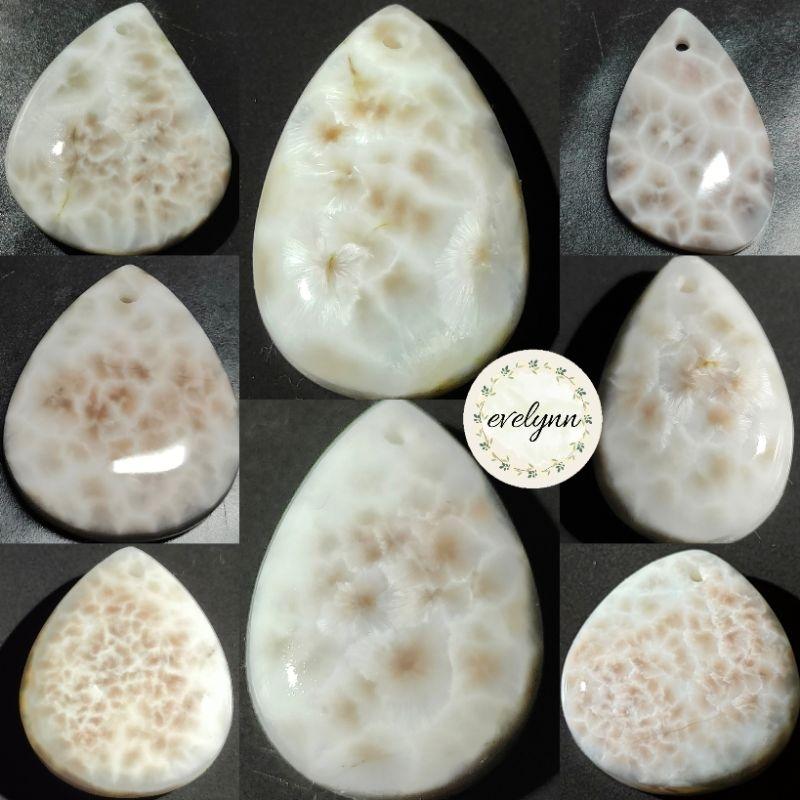 粉紅拉利瑪 粉紅海紋石 鈉沸石 桿沸石 吊墜 帶玉化 放射狀閃絲 絲絨感-細節圖6