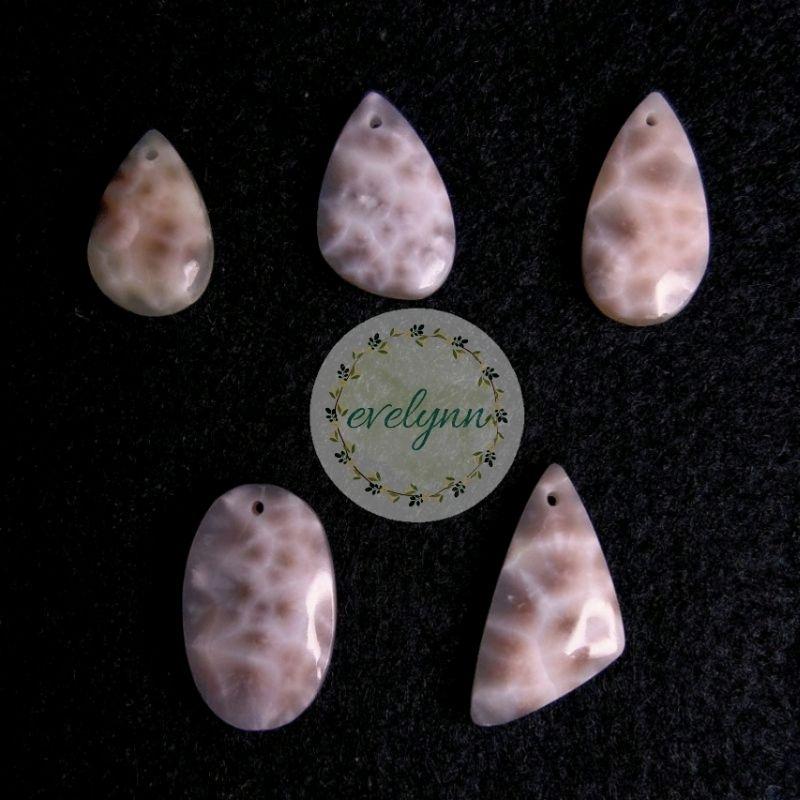 粉紅拉利瑪 粉紅海紋石 鈉沸石 桿沸石 吊墜 帶玉化 放射狀閃絲 絲絨感-細節圖7