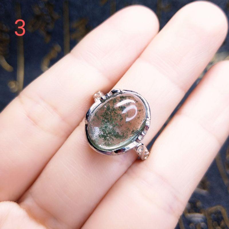 清透幽靈戒指 綠幽靈 紅幽靈 黃幽靈 紫幽靈 橙幽靈 s925活尾-細節圖4