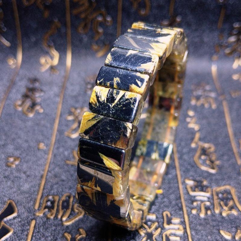 鈦晶母礦手排 鷹排 太陽花手排 母礦滿版 硬版鈦 背面清透料 能量強 手圍16.5版寬13.5-細節圖7