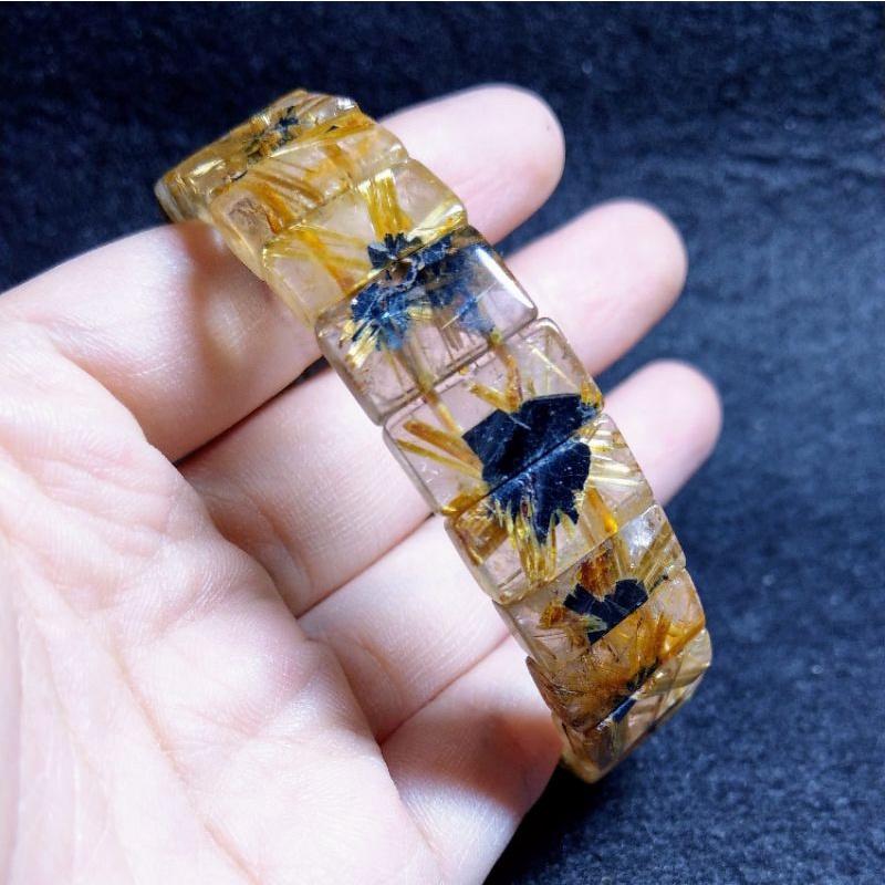鈦晶手排 太陽花鈦排 近玻璃體 版寬16.2 手圍18.5-細節圖5