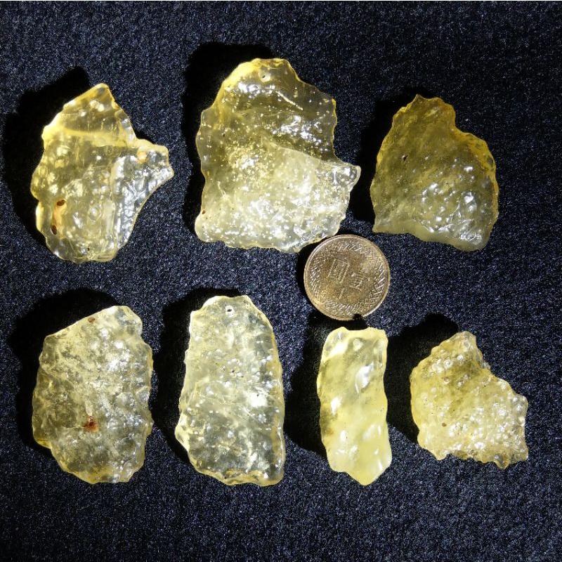 利比亞隕石吊墜 黃金隕石 法老王的神石 沙漠玻璃隕石 有打孔 附證書-細節圖5