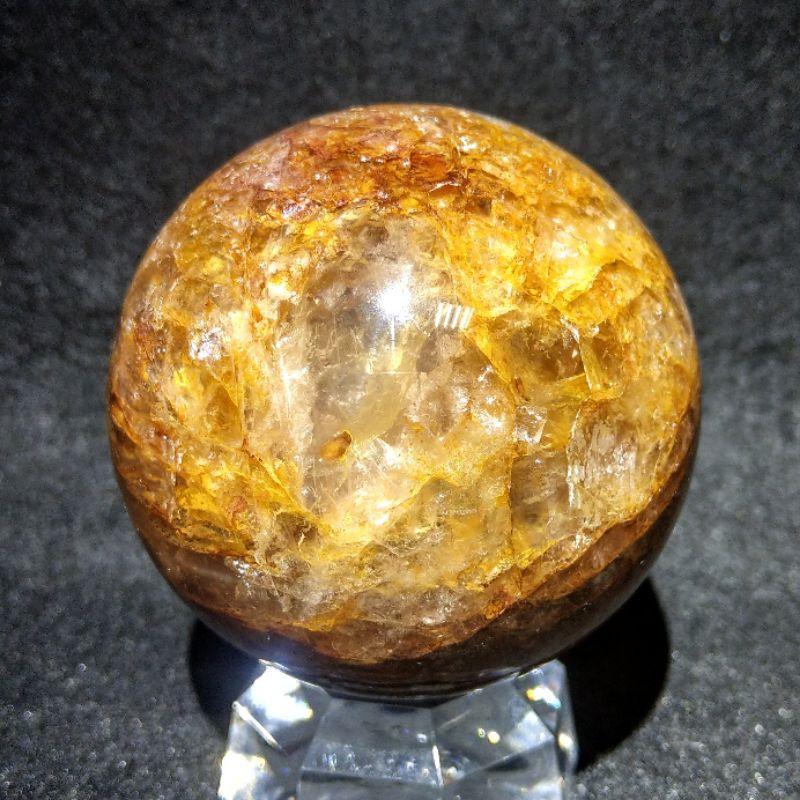 高品滿膠花球 紅膠花黃膠花 紅黃膠花招財 帶芒線 助消化 招人緣 除病氣 68.8mm（2）-細節圖4