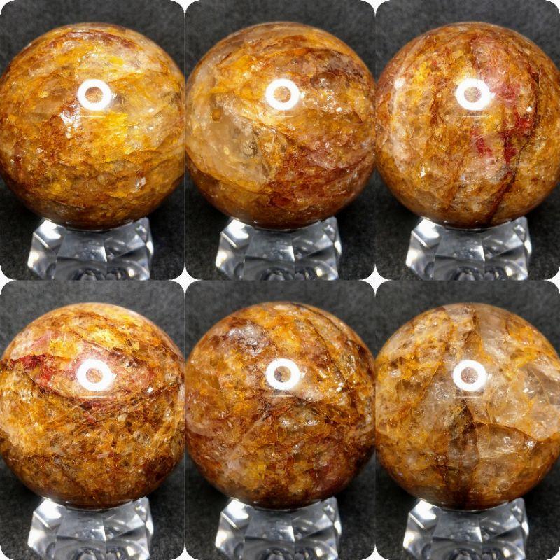 高品滿膠花球 紅膠花黃膠花 紅黃膠花招財 帶芒線 助消化 招人緣 除病氣 68.8mm（2）-細節圖9