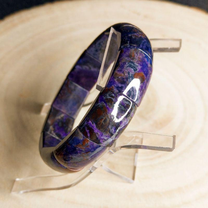 南非舒俱徠石手排 舒俱來舒俱萊 手鐲型手排 抗癌 部份帶玉化-細節圖4