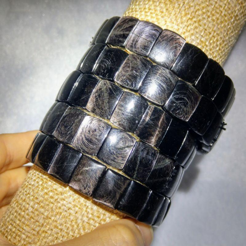 高品金運石手排 整片光 帶芒線 招財 避邪 防小人 化煞-細節圖3