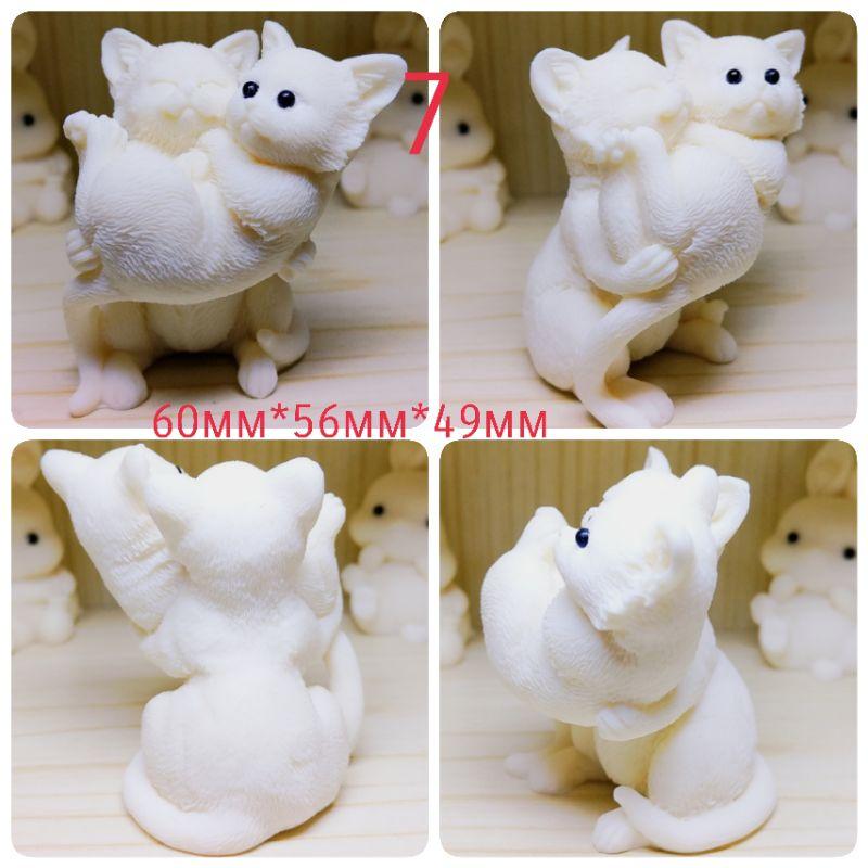 象牙果雕件 象牙果擺件 兔子 九尾狐 睡狐 獨角獸 貓咪-細節圖8