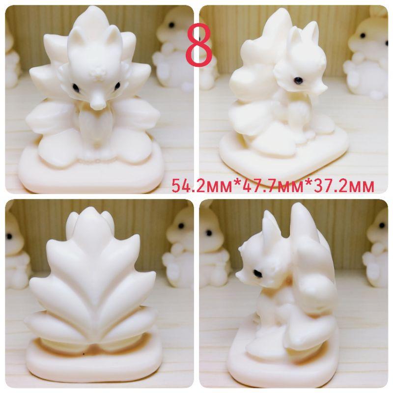 象牙果雕件 象牙果擺件 兔子 九尾狐 睡狐 獨角獸 貓咪-細節圖9